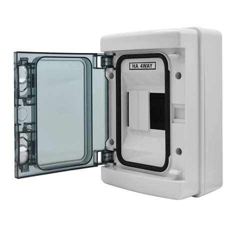 3-4 ways distribution box for circuit breaker outdoor|Amazon.com: Clear Cover 3.